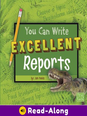 cover image of You Can Write Excellent Reports
